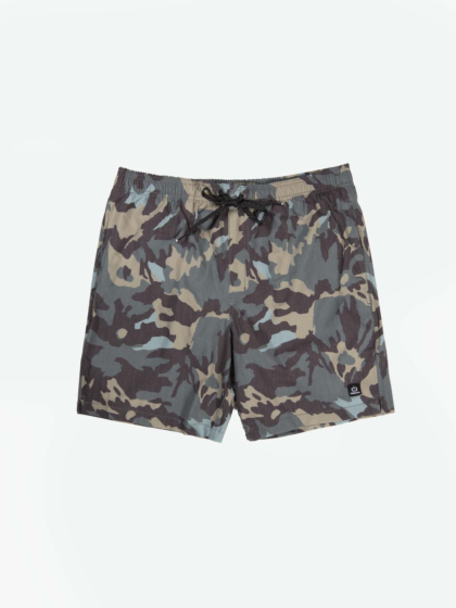 17” PACKABLE CAMO VOLLEY SHORTS