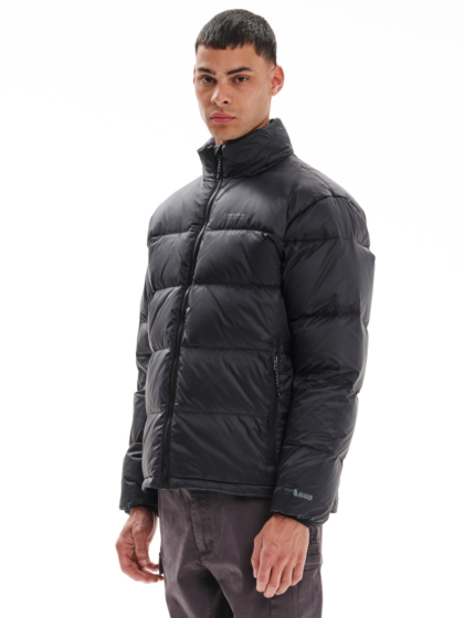 EMERSON MEN’S DOWN JACKET WITH ROLL-IN HOOD