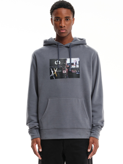 EMERSON MEN’S PULLOVER HOODIE WITH PHOTO PRINT