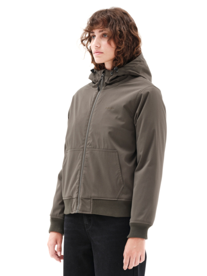 EMERSON WOMEN’S BOMBER JACKET WITH SHERPA LINING