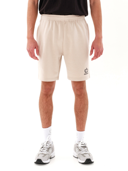 EMERSON MEN'S FRENCH TERRY SWEAT SHORTS WITH 3 ZIP POCKETS