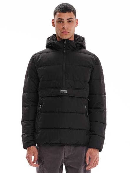 EMERSON MEN’S PUFFER JACKET WITH REMOVABLE HOOD