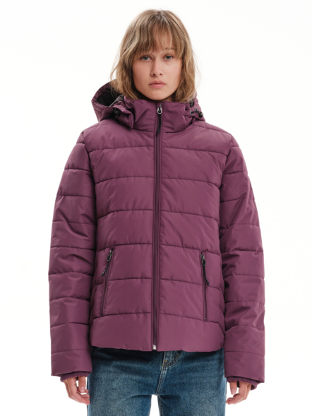 EMERSON WOMEN’S PUFFER JACKET WITH REMOVABLE HOOD