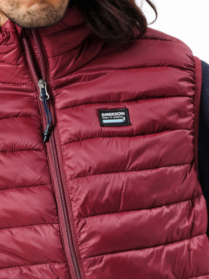 EMERSON FAKE DOWN PUFFER VEST JACKET