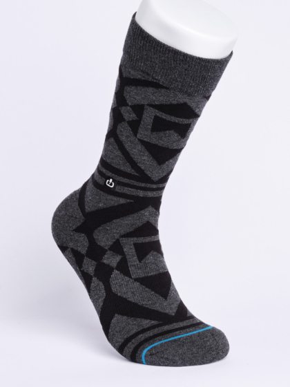 GEOMETRICAL PATTERN CREW SOCKS
