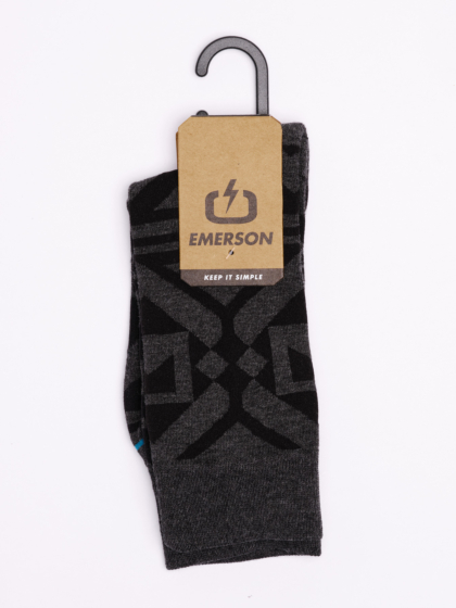 GEOMETRICAL PATTERN CREW SOCKS