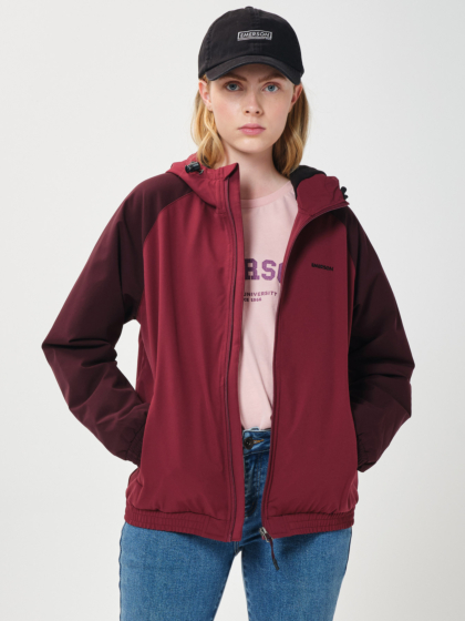 EMERSON WOMEN'S HOODED BOMBER JACKET