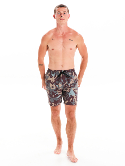 ΣΥΣΚΕΥΑΣΙΜΟ ΜΑΓΙΟ 17” CAMO VOLLEY SHORTS