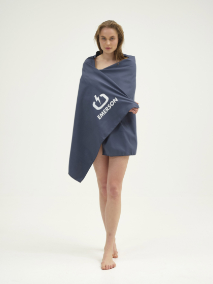 EMERSON LOGO MICROFIBRE TRAVEL TOWEL 80cm X 160cm