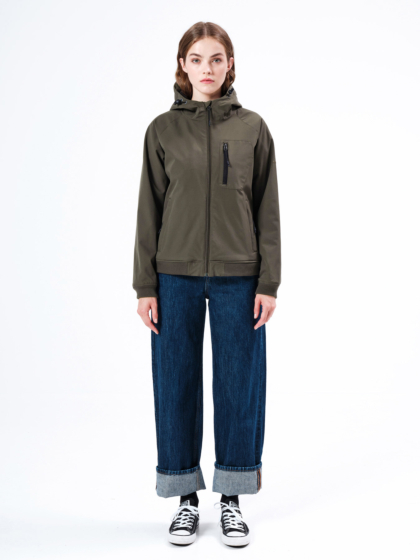 EMERSON RAGLAN HOODED BOMBER JACKET