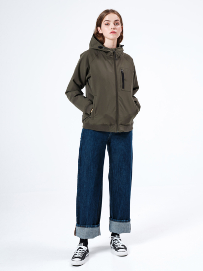 EMERSON RAGLAN HOODED BOMBER JACKET