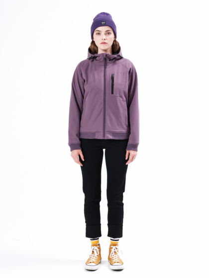 EMERSON RAGLAN HOODED BOMBER JACKET