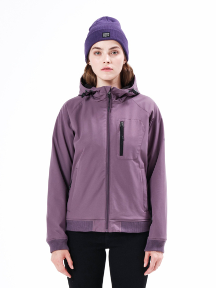 EMERSON RAGLAN HOODED BOMBER JACKET