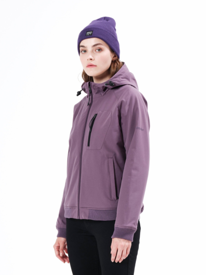 EMERSON RAGLAN HOODED BOMBER JACKET