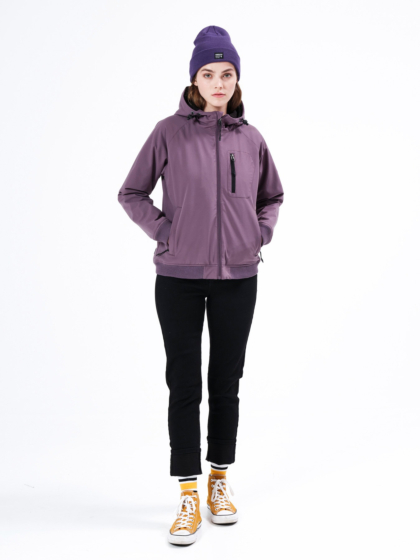 EMERSON RAGLAN HOODED BOMBER JACKET