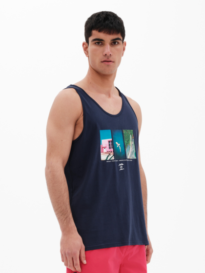 EMERSON RESPONSIBLE TRIPTYCH MEN'S TANK