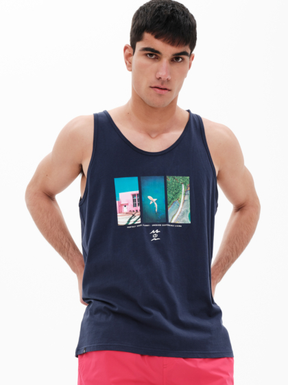 EMERSON RESPONSIBLE TRIPTYCH MEN'S TANK