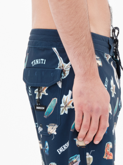 EMERSON ΑΝΔΡΙΚΟ ΑΝΑΚΥΚΛΩΜΕΝΟ TROPICAL LEISURE BOARDSHORTS 49εκ.
