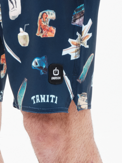 EMERSON ΑΝΔΡΙΚΟ ΑΝΑΚΥΚΛΩΜΕΝΟ TROPICAL LEISURE BOARDSHORTS 49εκ.