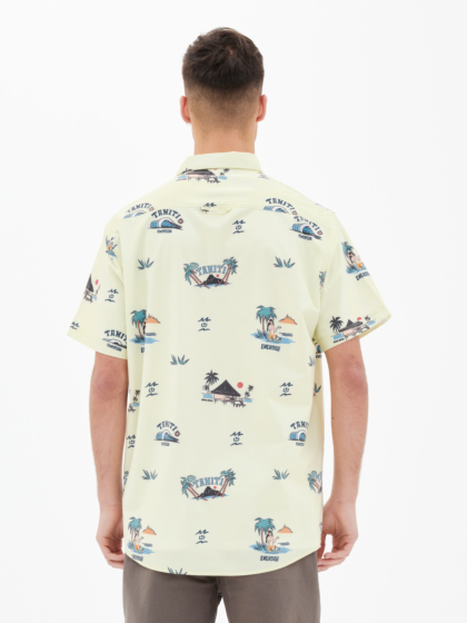 EMERSON MEN'S TROPICAL SHORT SLEEVE STRETCH SHIRT
