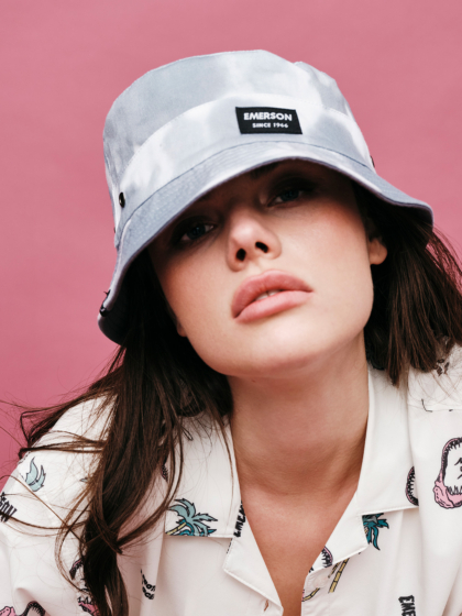 EMERSON TIE DYE REVERSIBLE BUCKET HAT