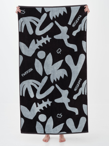 EMERSON TROPICAL PATTERN BEACH TOWEL 86cm X 160cm