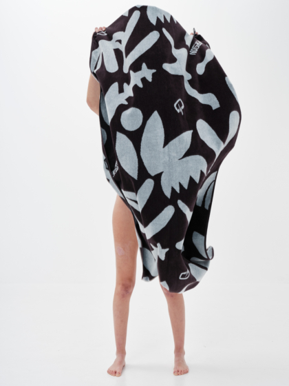 EMERSON TROPICAL PATTERN BEACH TOWEL 86cm X 160cm