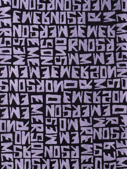 EMERSON LOGO PATTERN BEACH TOWEL 86cm X 160cm