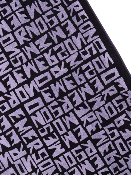 EMERSON LOGO PATTERN BEACH TOWEL 86cm X 160cm