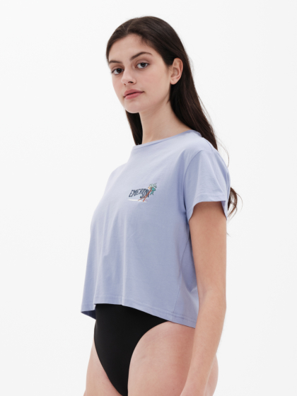 EMERSON TROPICAL WOMEN'S CROP TOP