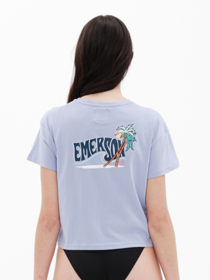 EMERSON TROPICAL WOMEN'S CROP TOP