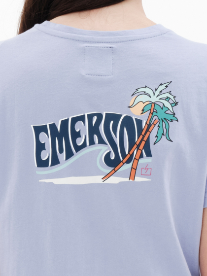 EMERSON TROPICAL WOMEN'S CROP TOP