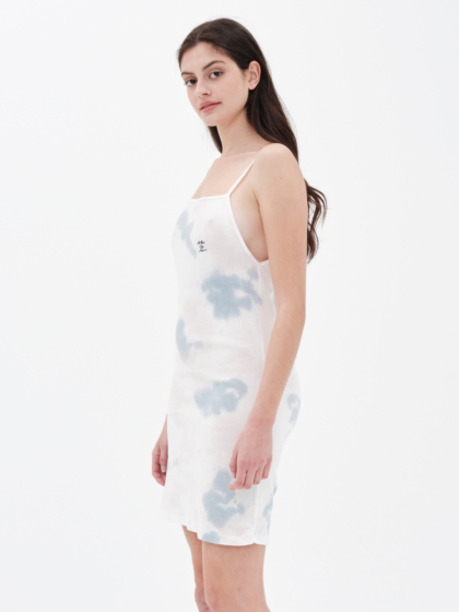 EMERSON TIE DYE RIB DRESS