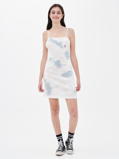 EMERSON TIE DYE RIB DRESS