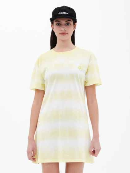 EMERSON TIE DYE SHORT SLEEVE SINGLE JERSEY DRESS