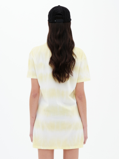 EMERSON TIE DYE SHORT SLEEVE SINGLE JERSEY DRESS