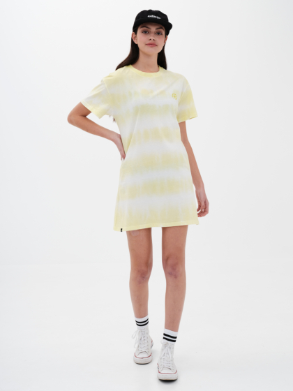 EMERSON TIE DYE SHORT SLEEVE SINGLE JERSEY DRESS