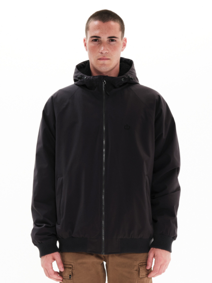 EMERSON MEN'S HOODED SHERPA BOMBER JACKET