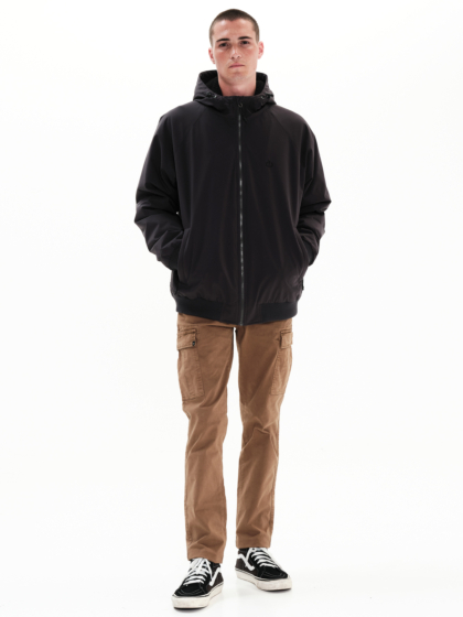 EMERSON MEN'S HOODED SHERPA BOMBER JACKET