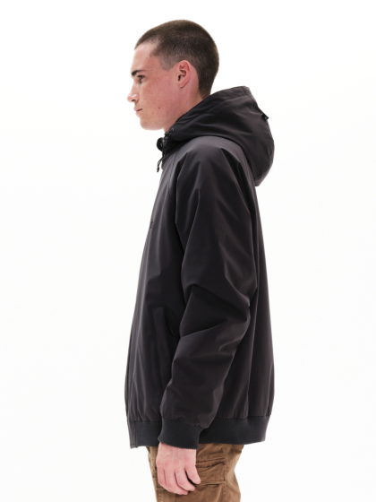EMERSON MEN'S HOODED SHERPA BOMBER JACKET