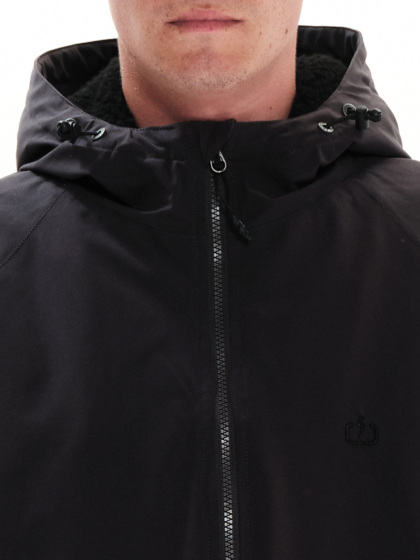 EMERSON MEN'S HOODED SHERPA BOMBER JACKET