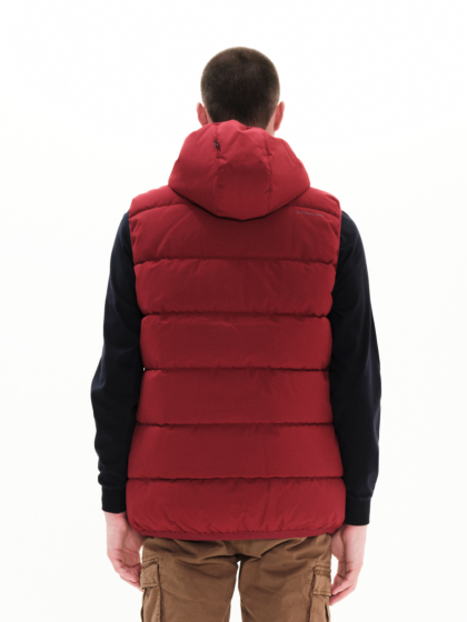 EMERSON MEN'S HOODED PUFFER VEST JACKET