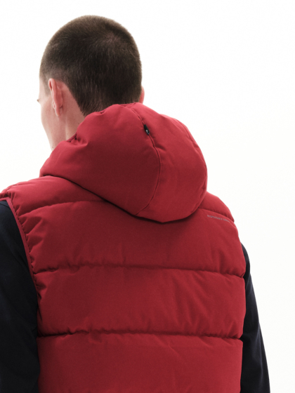 EMERSON MEN'S HOODED PUFFER VEST JACKET