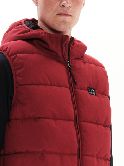 EMERSON MEN'S HOODED PUFFER VEST JACKET