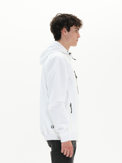 EMERSON MEN'S HOODED RAGLAN BOMBER JACKET