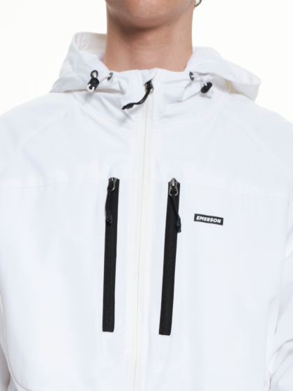 EMERSON MEN'S HOODED RAGLAN BOMBER JACKET