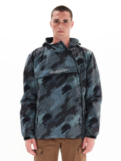 EMERSON MEN'S HOODED PULLOVER JACKET