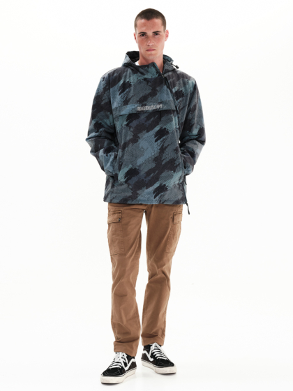 EMERSON MEN'S HOODED PULLOVER JACKET