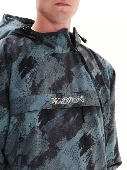 EMERSON MEN'S HOODED PULLOVER JACKET