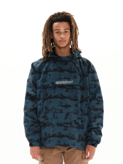 EMERSON MEN'S HOODED PULLOVER JACKET
